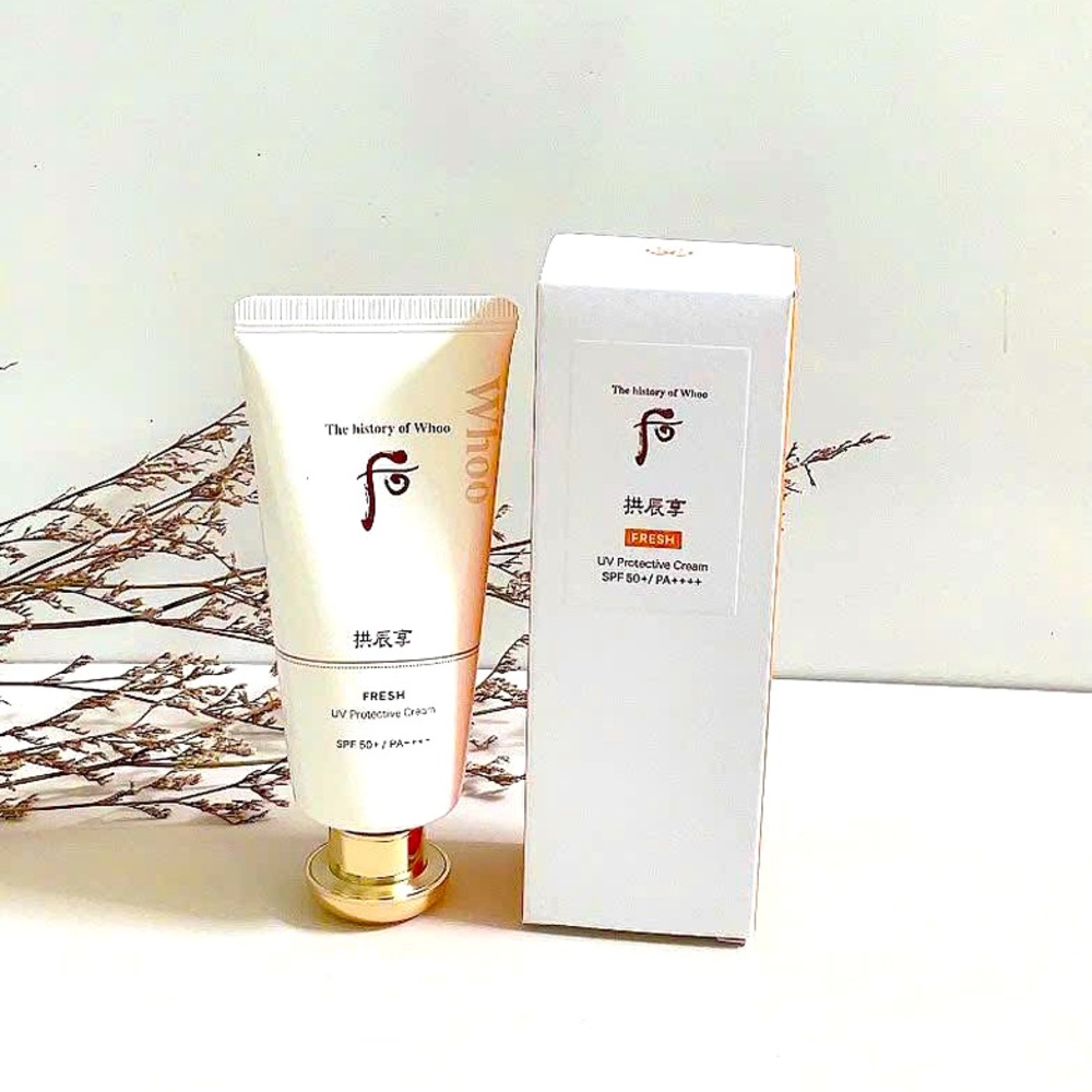The history of Whoo Gongjinhyang Fresh UV Protective Cream 60ml, SPF 50+/PA ++++